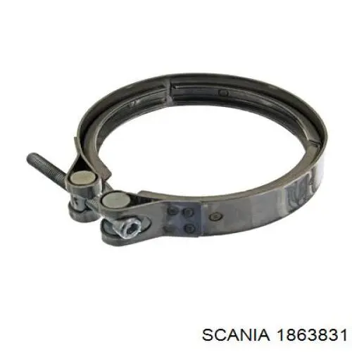 1863831 Scania Соединитель выхлопной передний