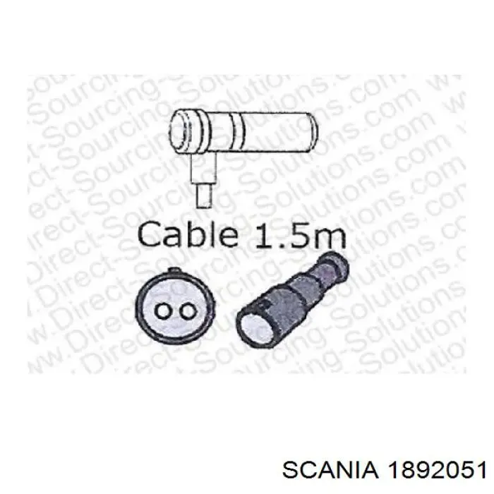 Датчик АБС (ABS) 1892051 Scania