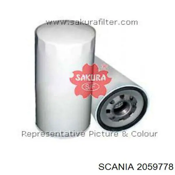 Filtro de aceite 2059778 Scania