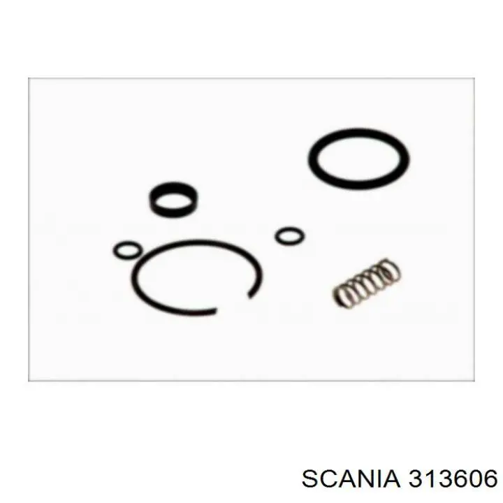 Клапан аварийного растормаживания 313606 Scania