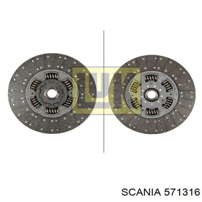 Диск сцепления 571316 Scania