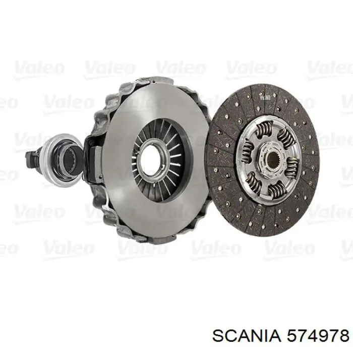Купить 574978 Scania Комплект сцепления (диск, корзина, подшипник)