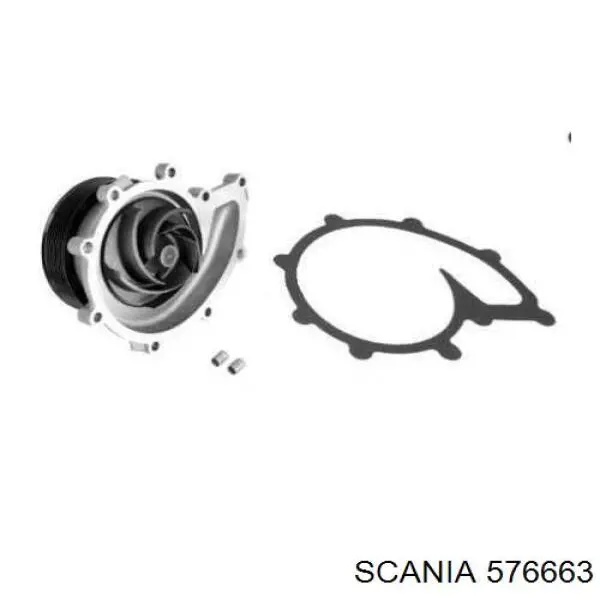 Помпа охлаждения Scania 576663 цена, от 188.46 USD