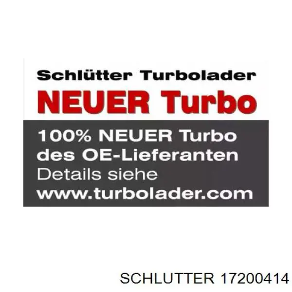 172-00414 Schlutter турбина