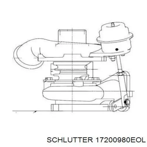 Турбина 17200980EOL Schlutter