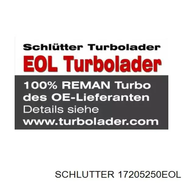 172-05250EOL Schlutter турбина