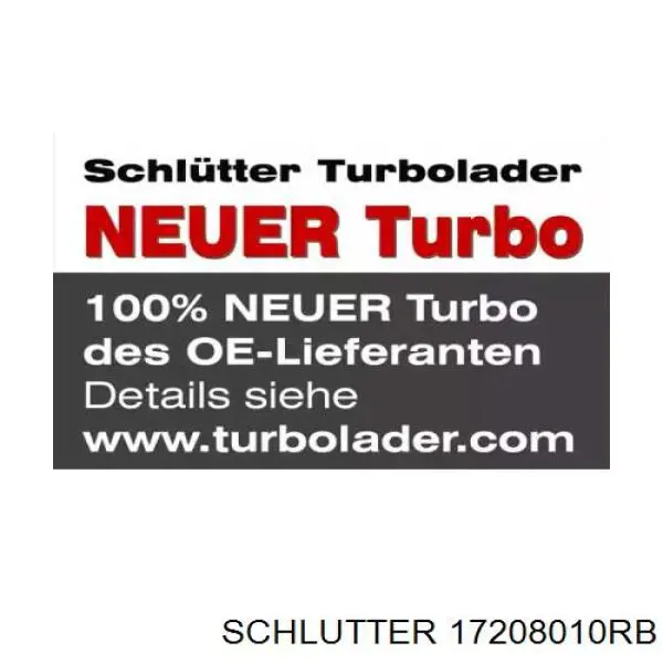 17208010RB Schlutter турбина