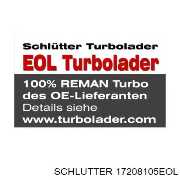 172-08105EOL Schlutter турбина