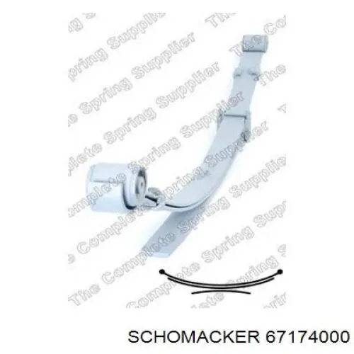 Купить 67174000 Schomacker Рессоры передние (пружины передней подвески)