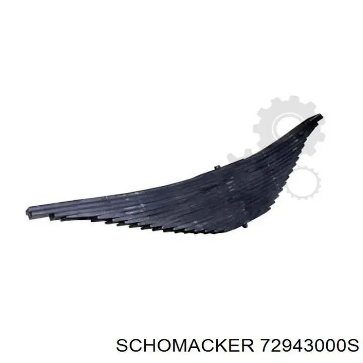 72943001 Schomacker рессора задняя