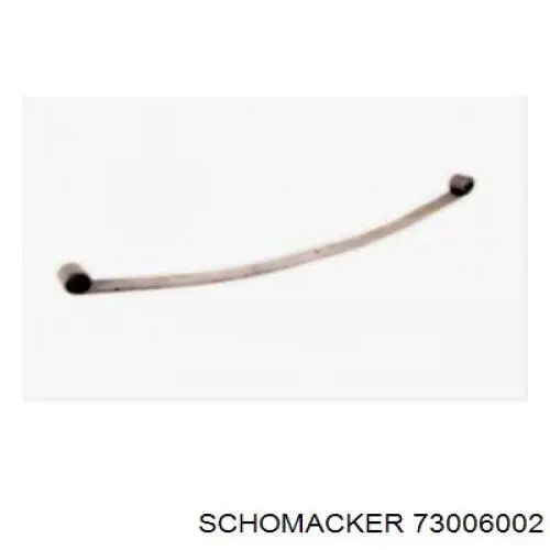 73006002 Schomacker Лист рессоры передней