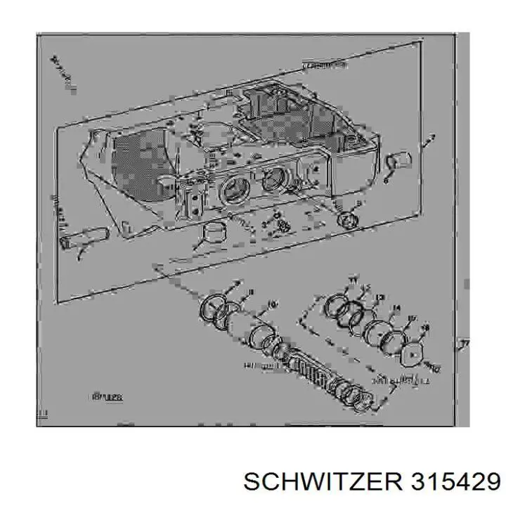 Купить 315429 Schwitzer Турбоком