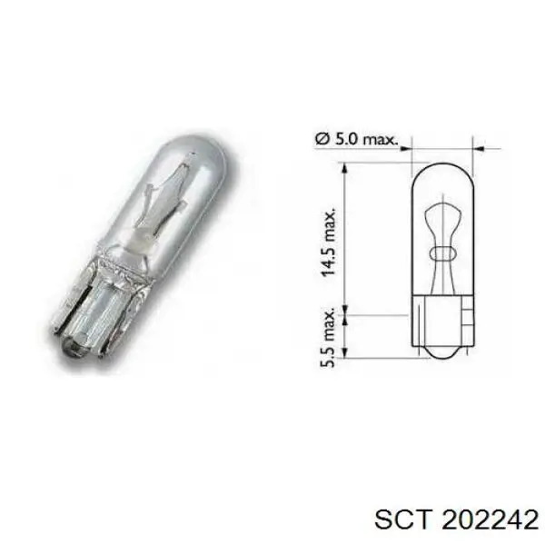 Лампочка 202242 SCT