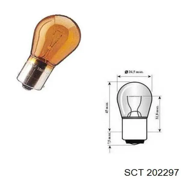 Лампочка накаливания SCT 202297 цена, от 1.00 USD