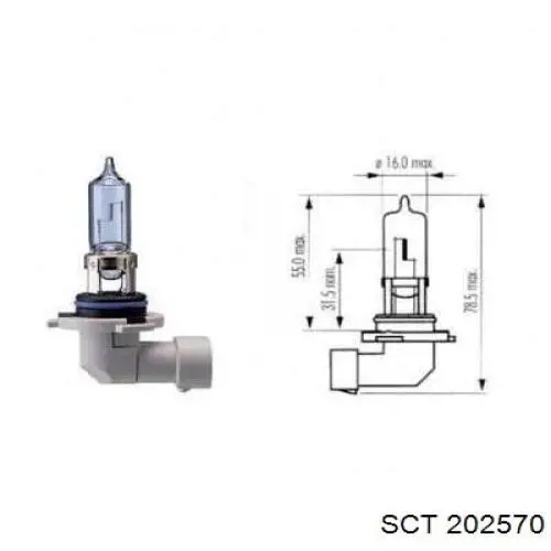 Лампочка галогенная Renault (RVI) 7701045979