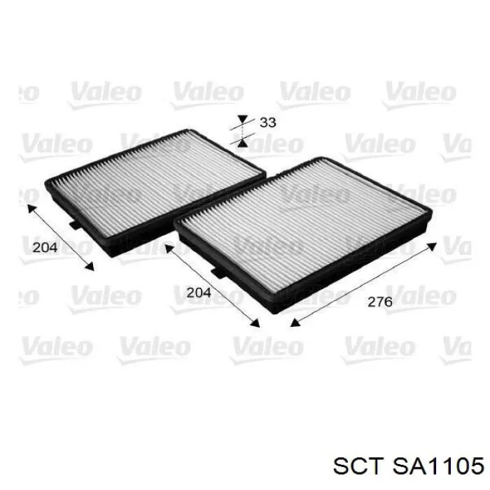 SA1105 SCT Внутрисалонный фильтр