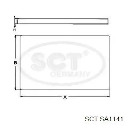 Фильтр воздушный отопителя SCT SA1141 цена, от 5.36 USD