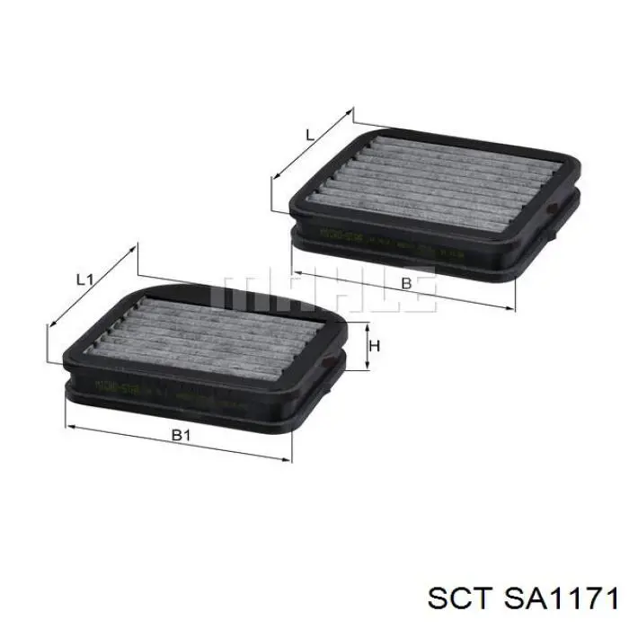 Фильтр салона SA1171 SCT