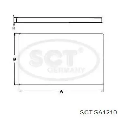 Фильтр салона SA1210 SCT