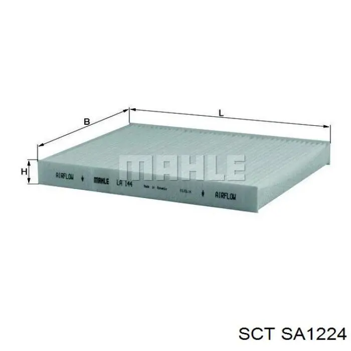 Фильтр салона SA1224 SCT