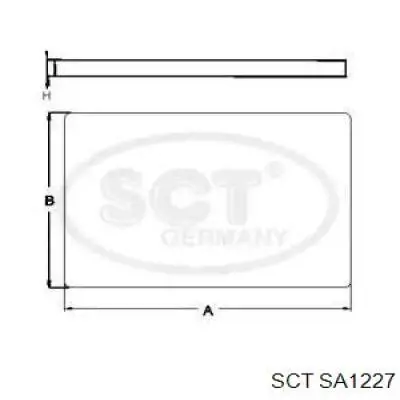 Фильтр салона SA1227 SCT