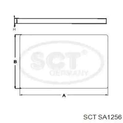 SA1256 SCT фильтр салона