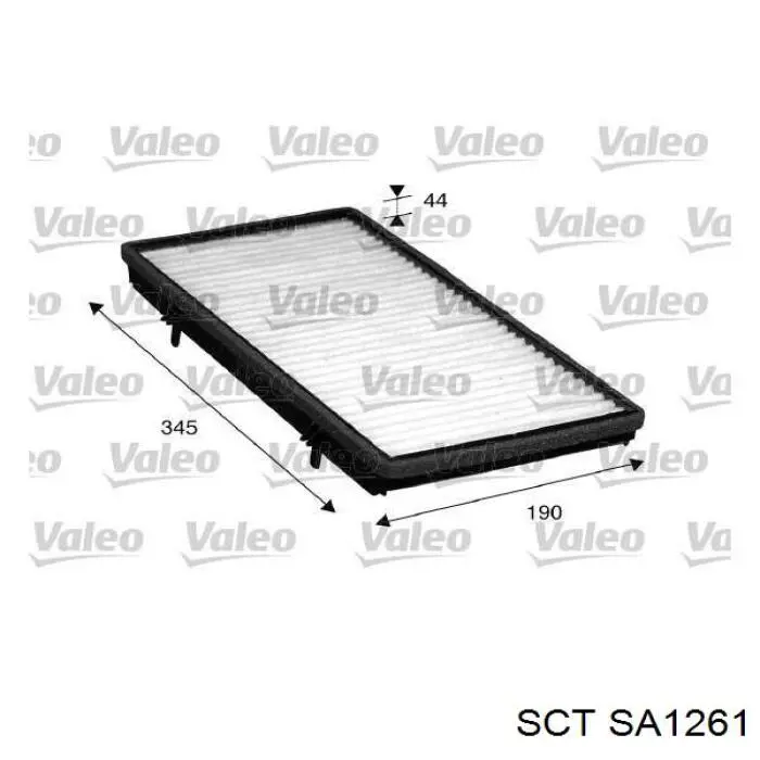 Воздушный фильтр салона SCT SA1261