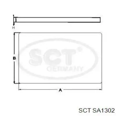 Фильтр салона SA1302 SCT