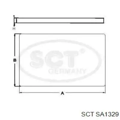 SA1329 SCT фильтр салона