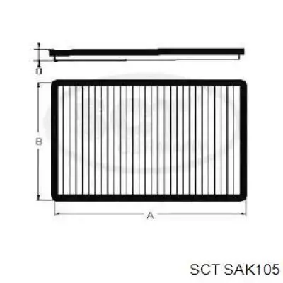 Фильтр салона SAK105 SCT