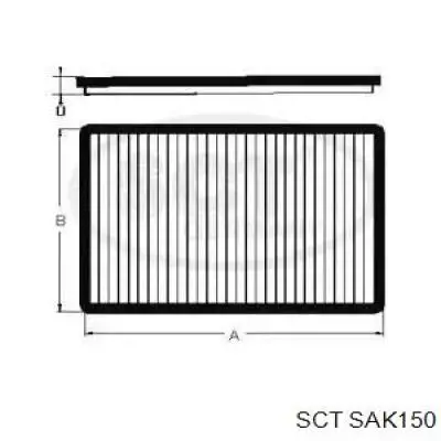 Фильтр салона SAK150 SCT