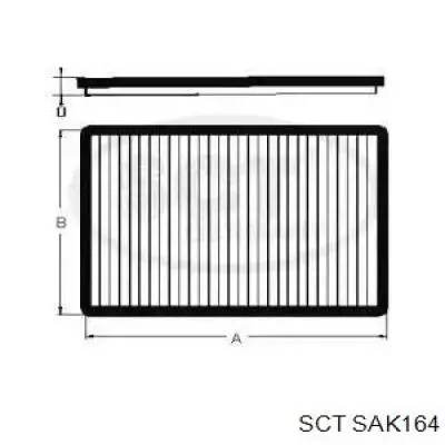 Фильтр салона SAK164 SCT