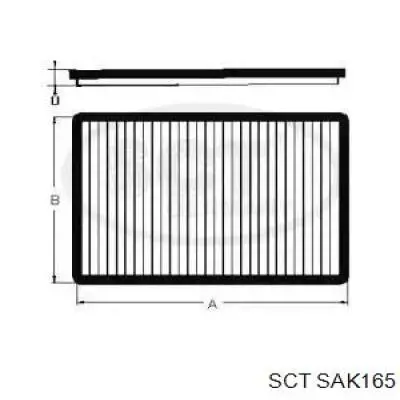 Фильтр салона SAK165 SCT