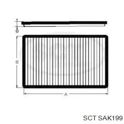 Фильтр салона SAK199 SCT
