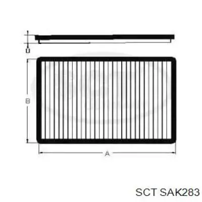 SAK283 SCT фильтр салона