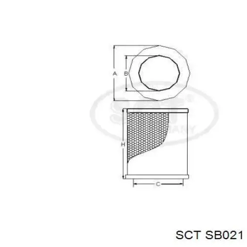 SB021 SCT воздушный фильтр