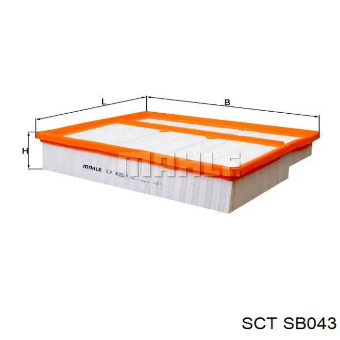 SB043 SCT Воздушный фильтр двигателя