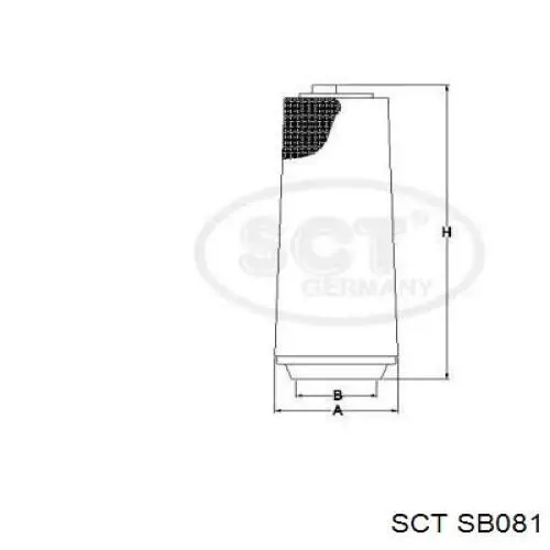 Купить SB081 SCT Автомобильный фильтр воздуха