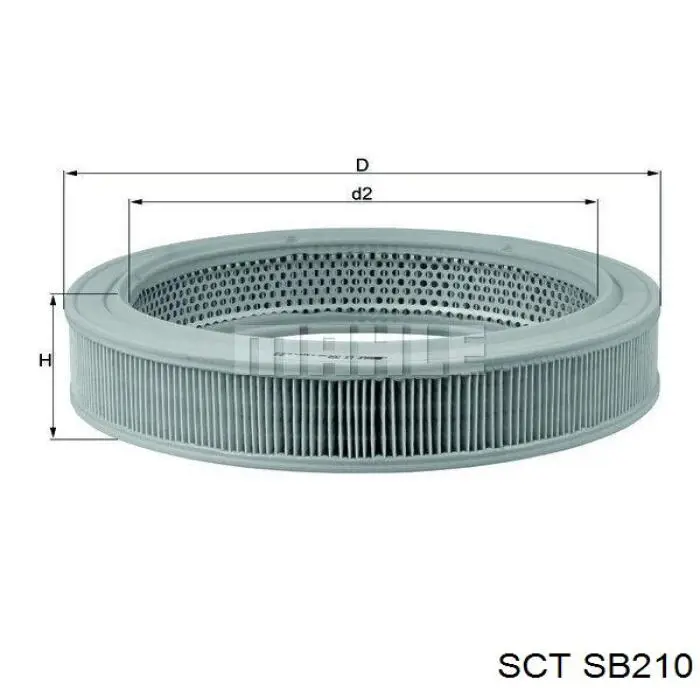 Купить SB210 SCT Автомобильный фильтр воздуха