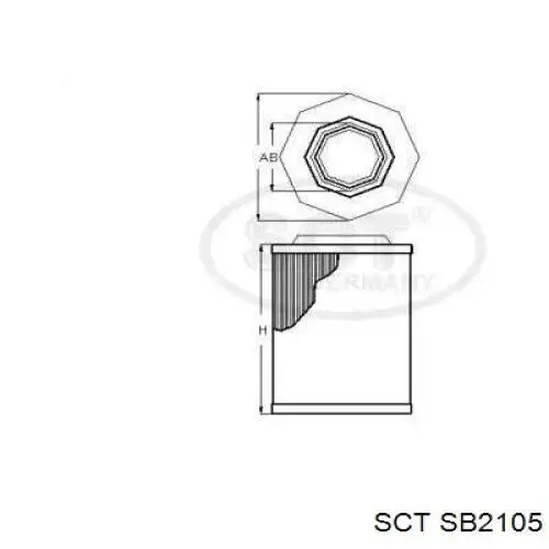 SB 2105 SCT воздушный фильтр