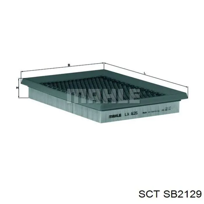 Воздушный фильтр SB2129 SCT