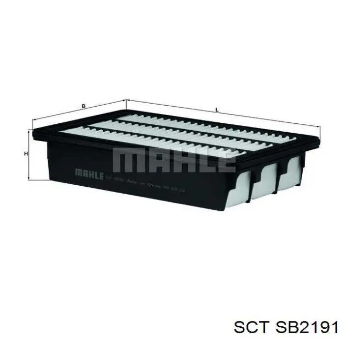 Фильтр воздушный SCT SB2191