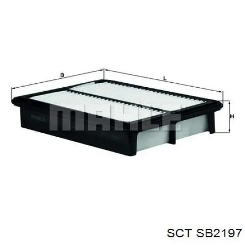 Фильтр воздушный SCT SB2197