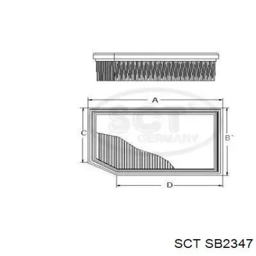 Элемент воздушного фильтра Alco MD3032 цена, от 7.97 USD