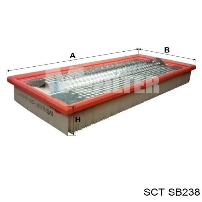 SB238 SCT Воздушный фильтр двигателя