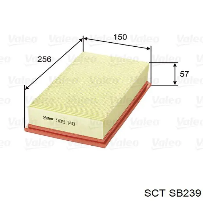 Воздушный фильтр SB239 SCT