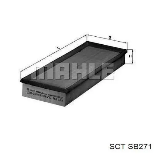 Воздушный фильтр SB271 SCT