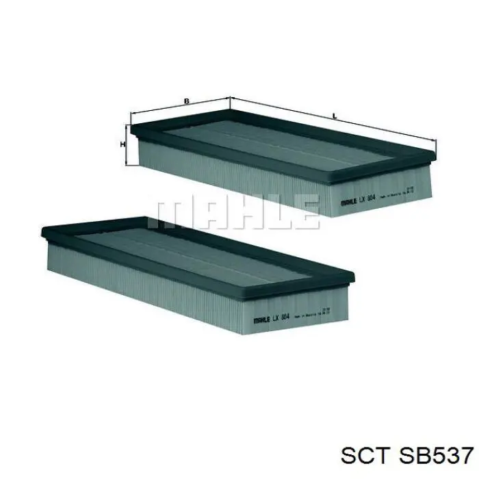 Фильтр воздушный SCT SB537