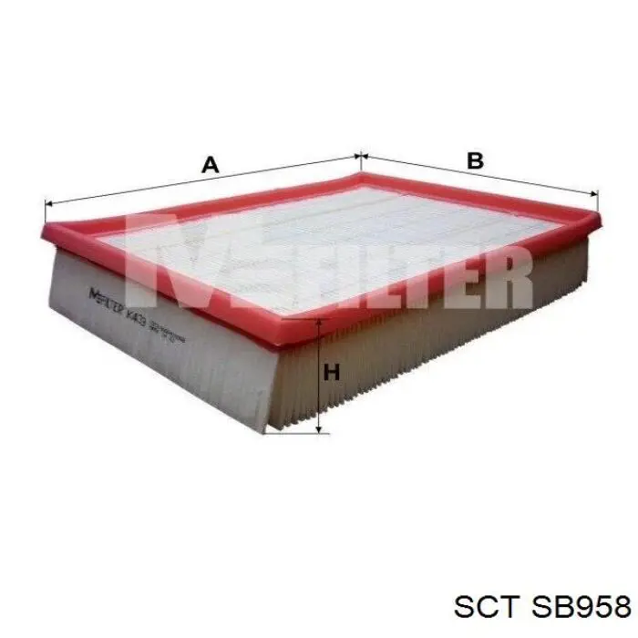 Воздушный фильтр SB958 SCT