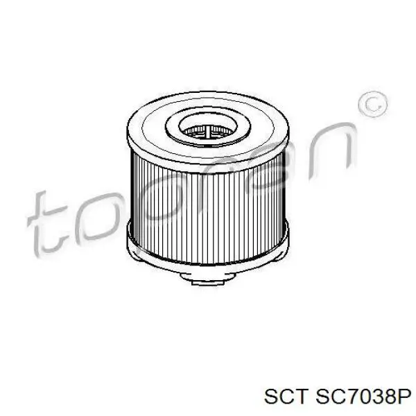 SC7038P SCT Фильтр топлива